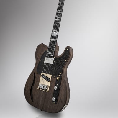 Mithans Guitars T'roots (American Walnut) boutique electric guitar image 3