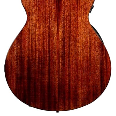 Breedlove Solo Pro Concert CE Nylon Acoustic Electric Guitar Edgeburst Red Cedar African Mahogany image 12