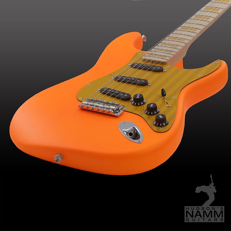 2018 Fender NAMM Display Masterbuilt Road Cone Glow On Stage  NOS Stratocaster  D Galuszka  BrandNew image 1