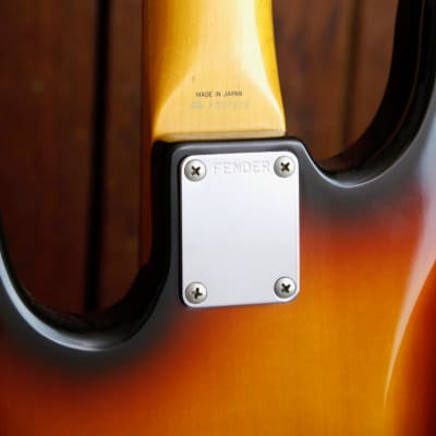 Fender JB62 Jazz Bass Made In Japan Sunburst 1991 Pre-Owned image 12