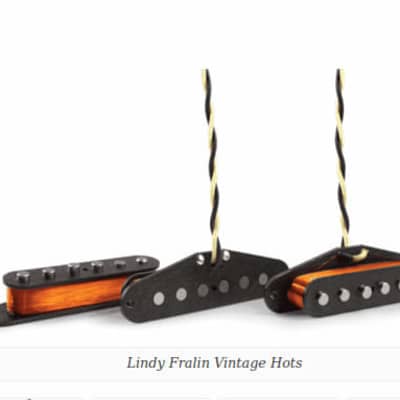Lindy Fralin Strat Vintage Hot Pickup Set