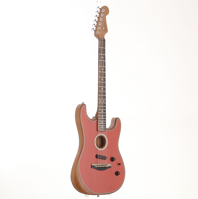 Fender American Acoustasonic Stratocaster Dakota Red [SN US202608A] (06/10)  | Reverb