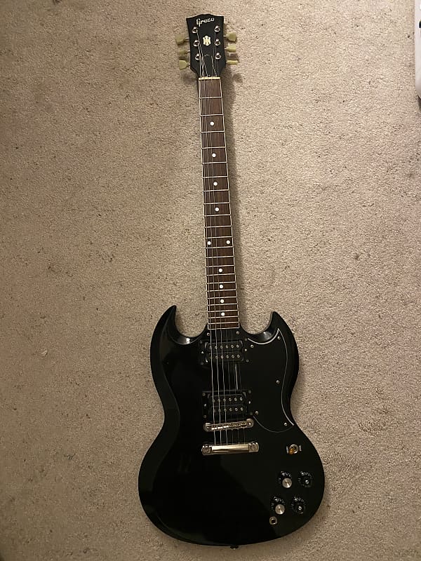 Greco SG (MIJ, 1992 Black Japan Lawsuit Gibson) | Reverb