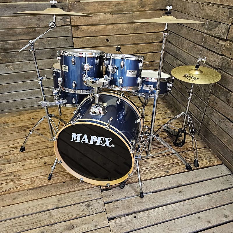 Drum Kit Mapex 1995 Venus Complete, Blue USED! RKVN170925 Reverb