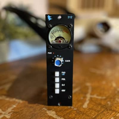 API 312 500 Series Mic Preamp Module 2020 - Present - Black image 1