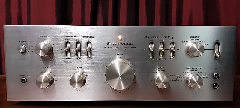 1977 Kenwood 700C Stereo Control Amplifier | Reverb