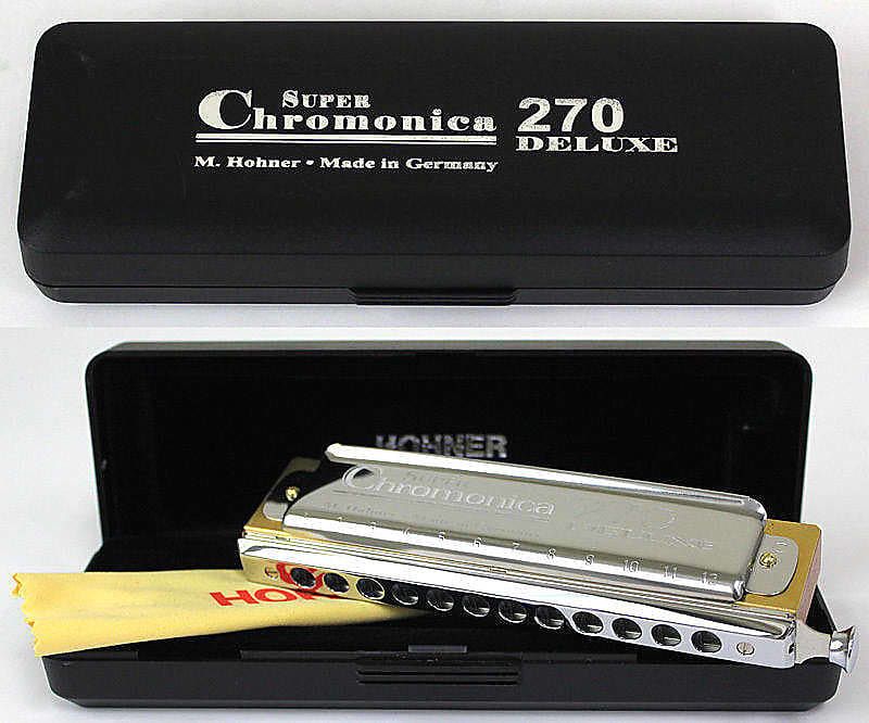 Hohner Super Chromonica 270 Deluxe Harmonica Cromatica Armonica WorldShip | NEW | Authorized Dealer image 1
