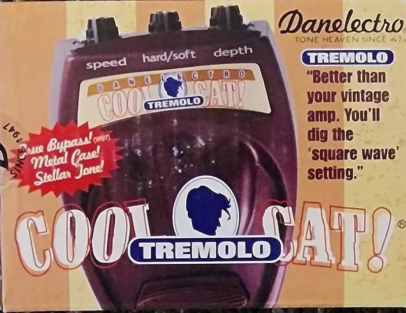Danelectro Cool Cat Tremolo CT-1 トレモロ Danelectro CT1 Cool Cat Tremolo Pedal (Honest review like