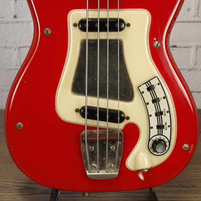 Hagstrom Kent Electric Bass 1964 Red #621462 image 12