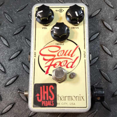 JHS Electro-Harmonix Soul Food with "Meat & 3" Mod 2014 - 2017 - Cream / Graphic Modded