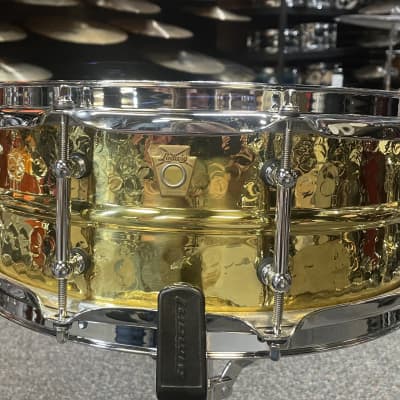 Ludwig Hammered Brass Snare Drum - 14x6.5