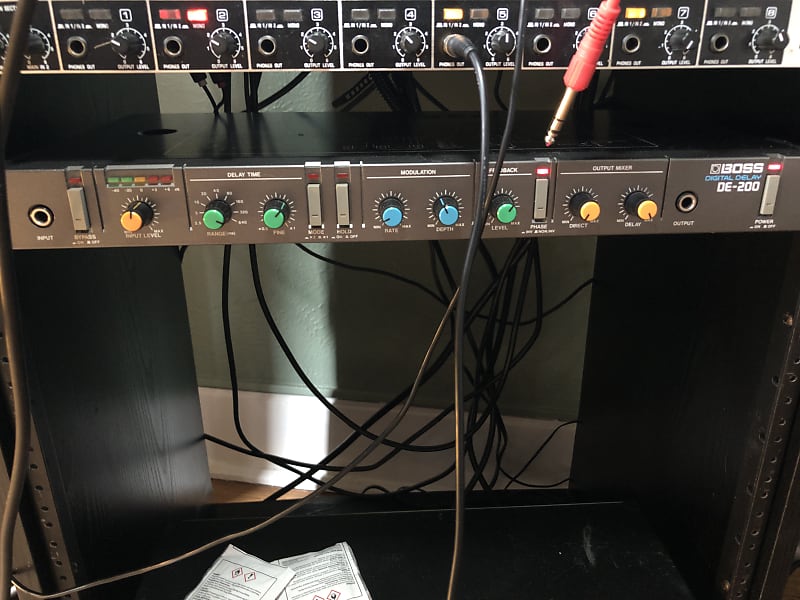 Roland Boss DE200 DE200 Digital Delay Vintage 1980's Rack Reverb