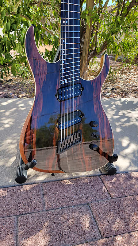 Ormsby Hype GTR 7 String 2017 - Natrual Macassar Ebony