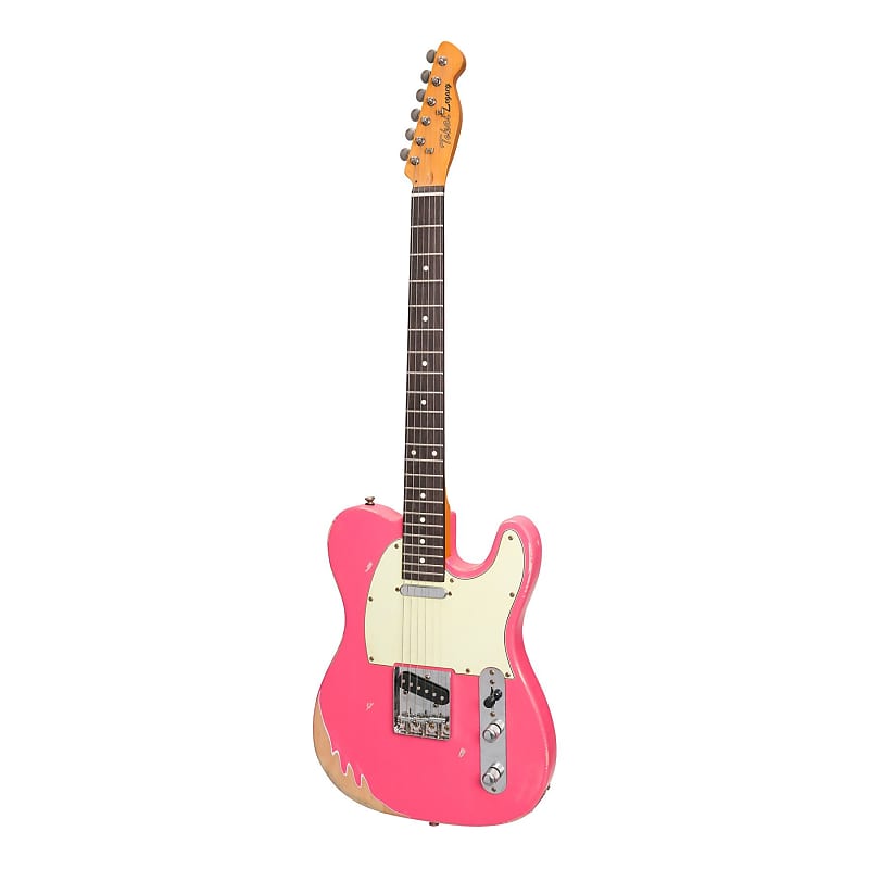 Tokai Legacy TE-Style 'Relic' Electric Guitar (Pink) image 1