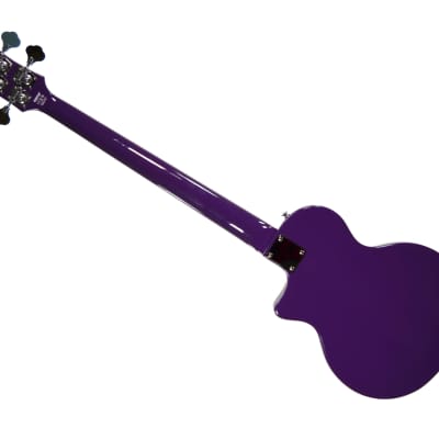 Orange BG-O-Bass-LTD -The “O” Bass – Glenn Hughes Model w/ Padded Gig Bag 2024 - Purple image 5