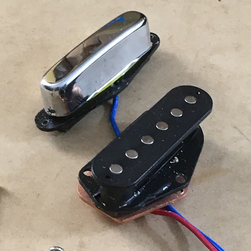 Set Of Two Electric Guitar Pickups For Custom Tele Style Reverb UK