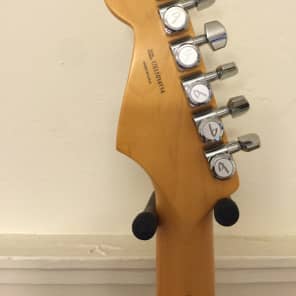Fender 2015 American Deluxe Stratocaster ( V-Neck ) Surf Green image 7