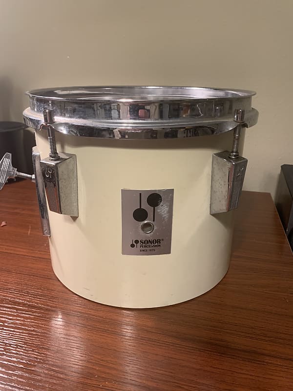 Sonor Vintage Phonic 9-ply 8x10 Concert Tom 70s White image 1