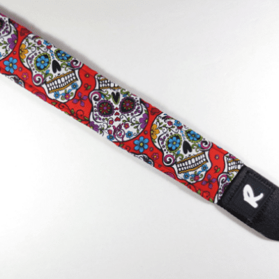 Death metal store guitar straps