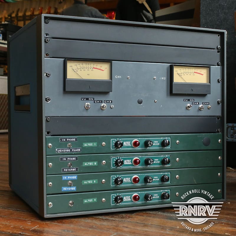 Altec Lansing 1566A Quad Tube Mic Preamp Rack | Reverb