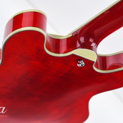 Eastman T486B Cherry Red Bigsby image 10