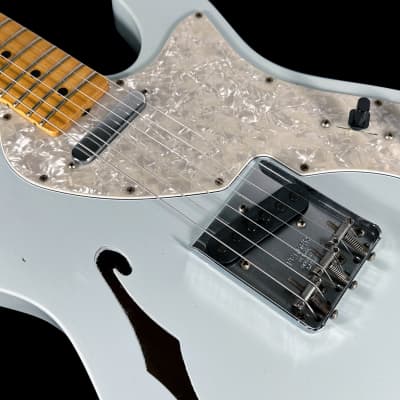 2023 Fender Telecaster 1969 Custom Shop  Thinline 69 Tele Journeyman ~ Aged Sonic Blue image 4