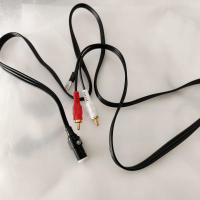 Phono Tonearm Cable 1,5mts - MDIN 5-pin to RCA w Ground image 1