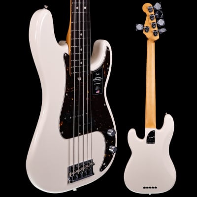 Fender American Professional II Precision Bass V, Rw Fb, Olympic White 9lbs 12.5oz image 1
