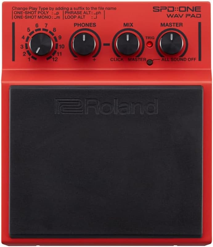 Roland SPD::One WAV Digital Percussion Pad - Red image 1