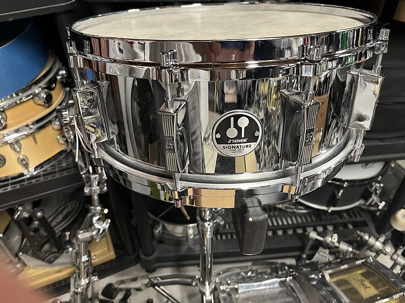 Sonor Steve Smith Signature Snare Drum - Chrome | Reverb