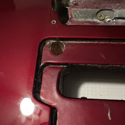 1990's Japan Jackson Professional Stealth Ex Candy Apple Red Guitar Body Floyd Ready image 12