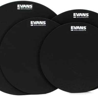 Evans SoundOff Universal Bass Drum Mute  Bundle with Evans SoundOff Drum Mute Pak - 12"  13"  14"  and 16" image 3