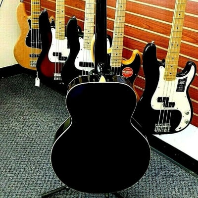 Dean EAB Acoustic-Electric Bass Guitar! Gloss Black Finish! image 3