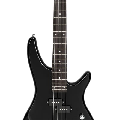 Glarry GIB Electric Bass Guitar Full Size 4 String 2020s - Black image 6