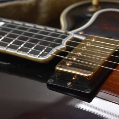 1983 Epiphone Japan Emperor (F) Antique Sunburst, w/OHSC, Matsumoku, Vintage Archtop, MIJ, Fret Nibs image 18