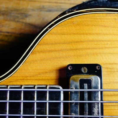 Hofner 5000/1B Super Beatle Bass Guitar 1970s Natural Maple image 7