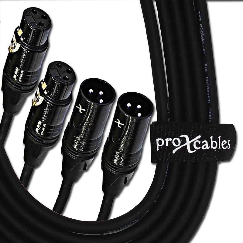 ProX XC-YXF25 25' Ft High Performace Y-Cable XLR-F to Dual XLR-M