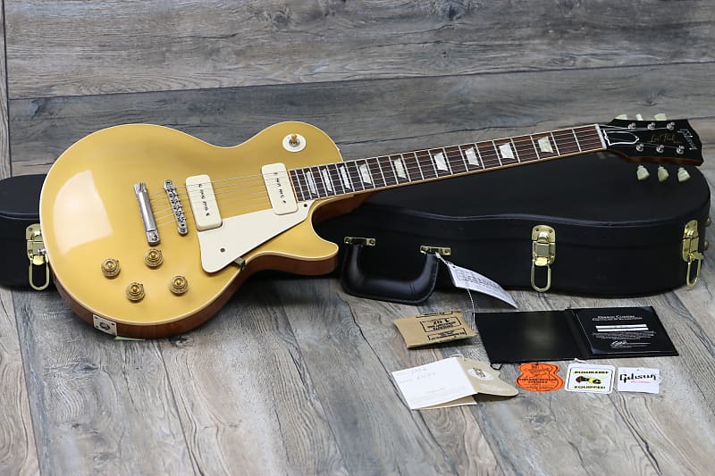 CLEAN! Gibson Les Paul LPR-6 1956 '56 Reissue 2011 Goldtop + OHSC and COA