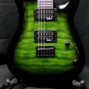 Jackson Dinky Arch Top JS32Q DKA HT Electric Guitar Transparent Green Burst