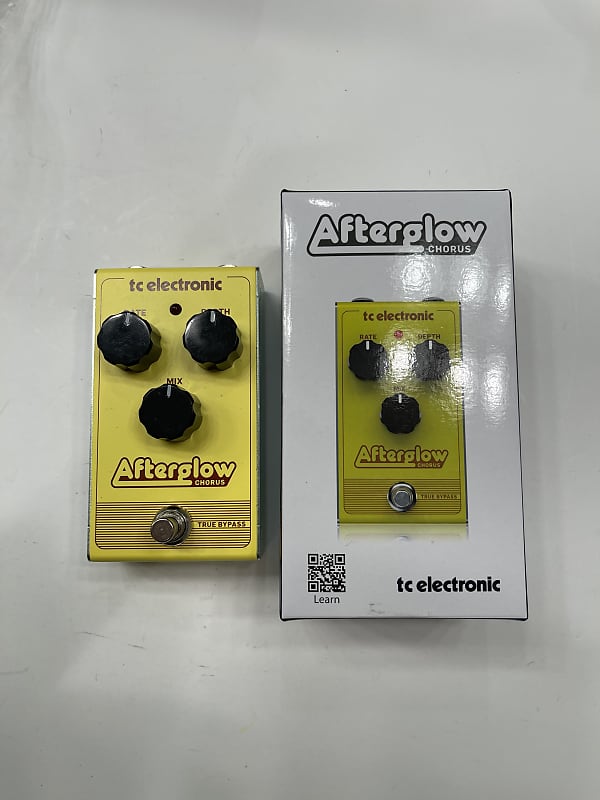 TC Electronic Afterglow Analog Chorus True Bypass Guitar Effect Pedal + Box image 1