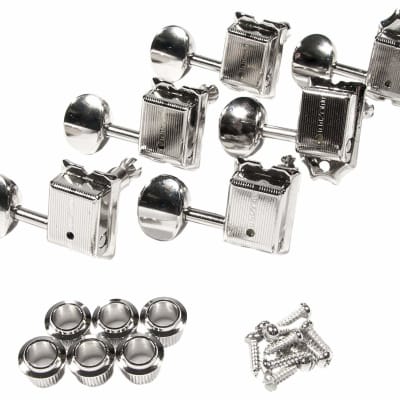Fender Pure Vintage Guitar Tuning Machines Chrome Free Shipping image 3