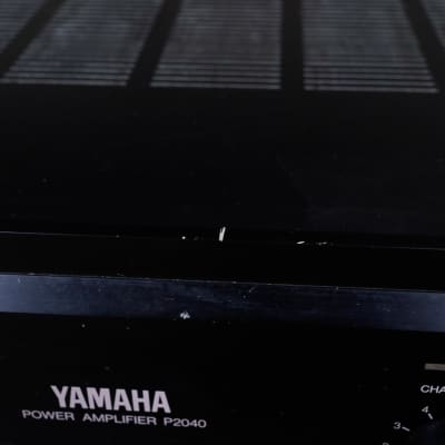 Yamaha P2040 150W Rackmount Power Amplifier Black 100V Made in Japan Yamaha NS-10 Amp image 5