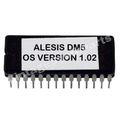 Alesis DM5 firmware OS upgrade: v 1.02 - Final Update Eprom DM-5 Rom Chip