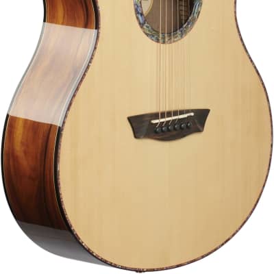 Washburn Bella Tono Elegante S24S Acoustic Guitar, Natural image 4