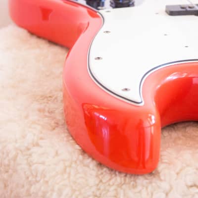 Fender Japan '75 Reissue Jazz Bass JB75-90US Fiesta Red 1997