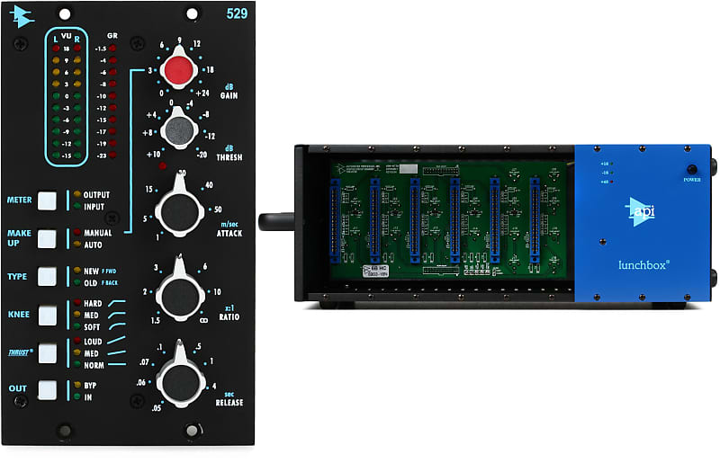 API 529 500 Series Stereo Compressor Bundle with API 500-6B | Reverb