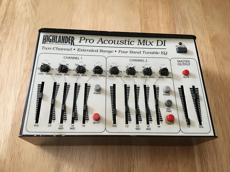 Highlander Pro Acoustic Mix DI (PAMDI)