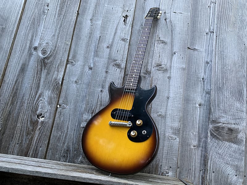 1961  Gibson Melody Maker Sunburst Vintage image 1