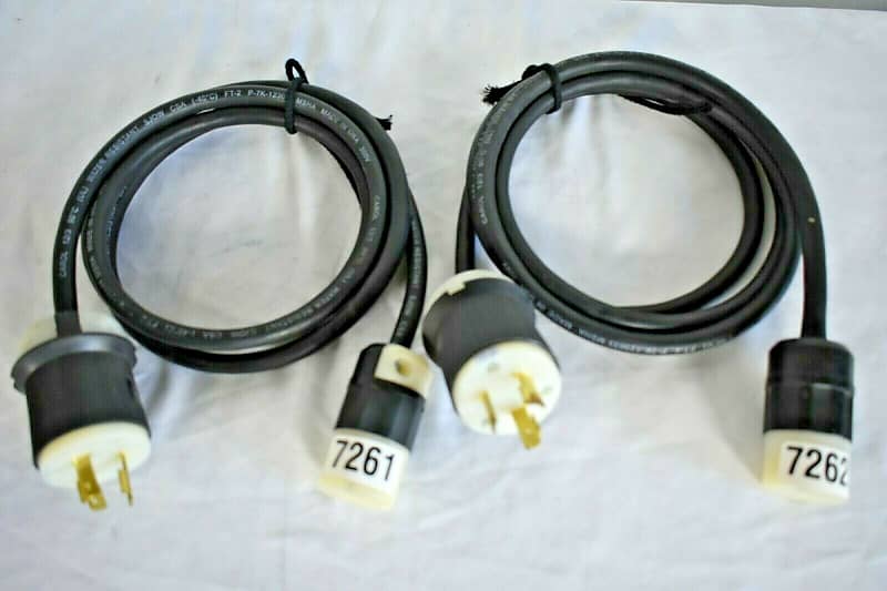 HUBBELL 6FT 20A 250V TO 15A 250V POWER CABLE #7261 #7262 (ONE) image 1