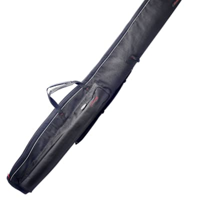 STAGG Metal Black Electric Double Bass with Gigbag Plus 1/4" Output Jack EUB Electric Upright Bass image 3